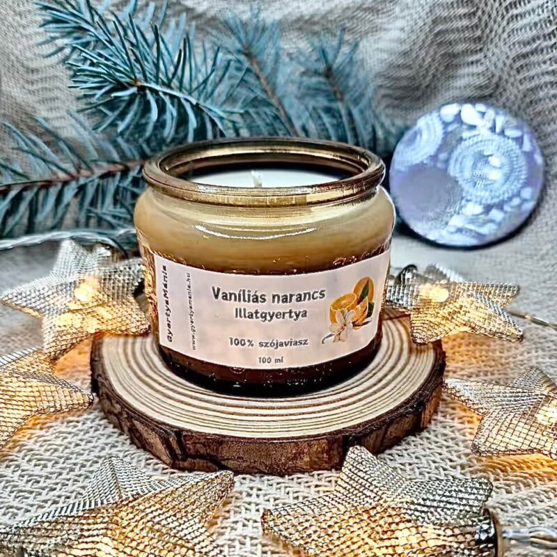 Vaníliás narancs illatgyertya