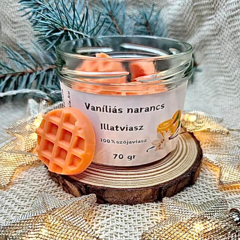 Vaníliás narancs illatviasz